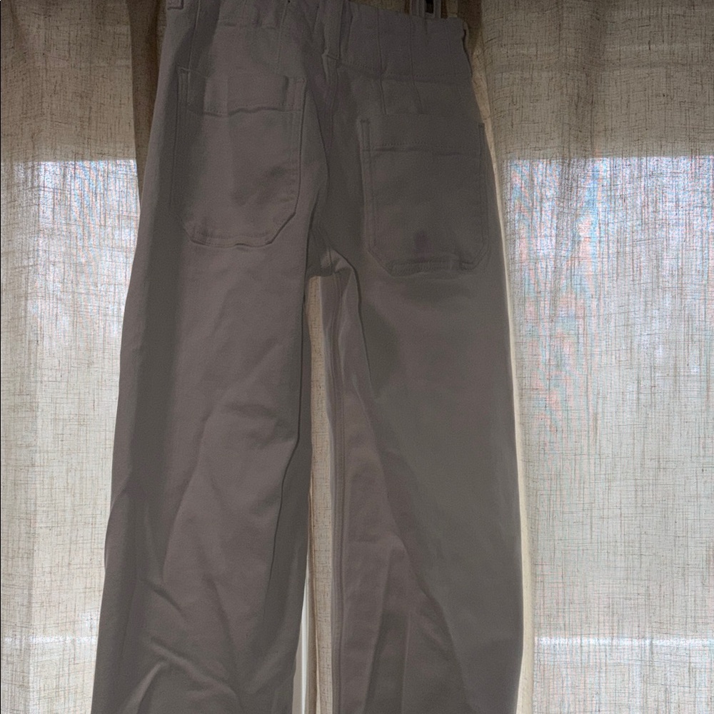 EUC Anthropologie The Colette Crop Wide-Leg Jeans by Maeve White 0/24 - Picture 8 of 9